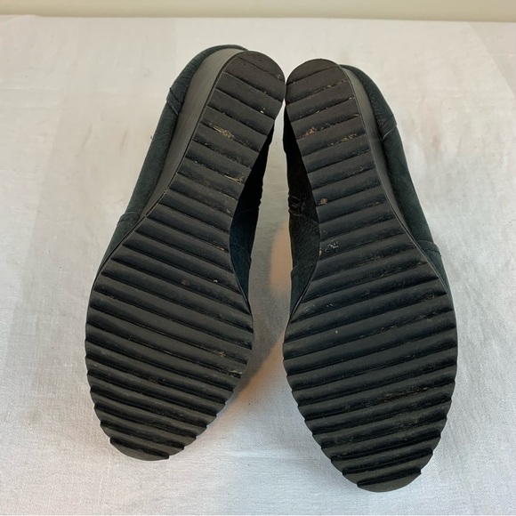 Kenneth Cole Reaction Leather Storm Wedge Ankle Boot- Sz 7 - Picture 6 of 13